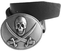 Pirate Cross Swords Belt Buckle