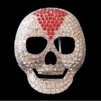 Belt buckle Skull Rhinestones Skeleton Head Wrestlers Masks Belts Buckles