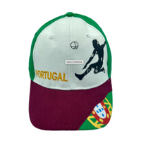 Portugal Portuguese Hat Cap Flag Escudo Soccer Ball Caps Hats