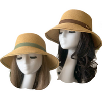 Beach Bucket Hat Wide Brim Straw Hats Sun Women's Summer Caps Fashion