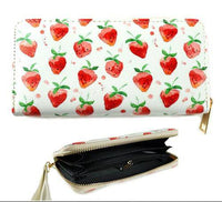 Pouch Strawberry Women's Zipper Clutch Wallet