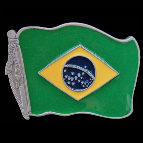 Brazilian Buckles - Brazil Flag Souvenirs Fashion Accessories!