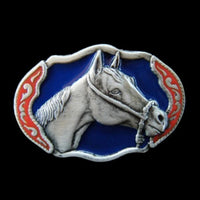 Horses - Horse Belt Buckles - Equestrian Motif Clothing Accessories