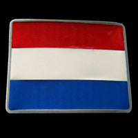 Netherlands Holland Amsterdam Dutch Flag Belt Buckle