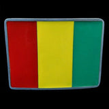 Guinea Flag Buckle Guinee Drapeau Boucle Ceinture