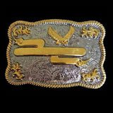 Belt Buckle Western Eagle Cowboy Engravable Big Buckles