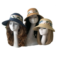 Women Paper Beach Hat Sun Protection Summer Straw Caps Fashion Sun Cover