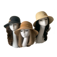 Women Natural Straw Casual Fedora Boater Sun Beach Unisex Hat