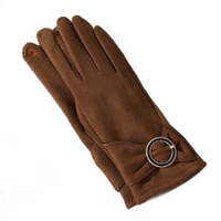 Gants pour écran tactile Pom Pom pour femmes, mitaines chaudes d'automne et d'hiver