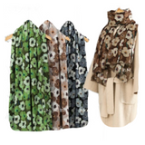 Ladies Top Quality Double Sided Floral Pattern Scarf Evening Shawl Warm Scarves