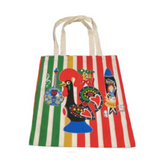 Quinas Galo de Barcelos Portugal Portuguese Double Sided Tote Bag 100% Cotton