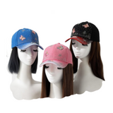 Rhinestone Butterfly Baseball Cap Women Hip Sun Hat Fashion