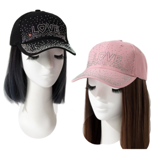 Women's Love Bling Hat Rhinestones Baseball Cap