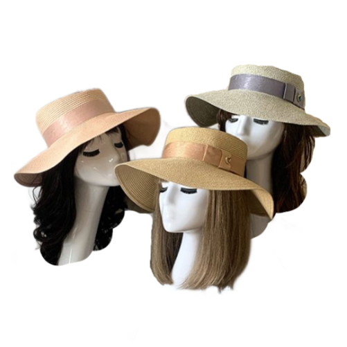 Chapeau souple pour femmes, chapeaux de plage à large bord, casquette pliable pour le soleil, été et automne