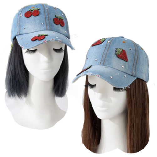 Women's Bling Hat Rhinestones Embellished Adjustable Summer Caps