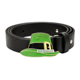 Leprechaun Hat Belt Buckle Ireland St Patrick's Hats Irish Lucky Clover Belts Buckles