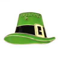 Boucle de ceinture pour chapeau de lutin, chapeaux de St Patrick irlandais, trèfle porte-bonheur irlandais, boucles de ceinture