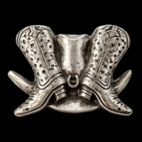 Hebillas de cinturón Botas de vaquero Sombreros Botas de vaquera Sombrero Rodeo Western Hebillas