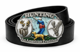 Hunting Hunter An American Tradtion Hebilla de cinturón Boucle de Ceinture