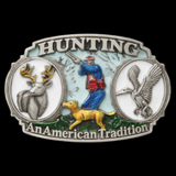 Hunting Hunter An American Tradtion Hebilla de cinturón Boucle de Ceinture