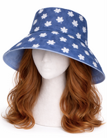Women's Summer Reversible Hat Travel Sun Folding Hats Beach Broad Brim Cap