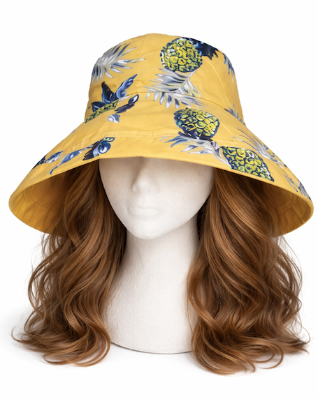 Chapeau de soleil à large bord, Protection UV pour femmes, chapeaux seau pliables à fleurs d'été