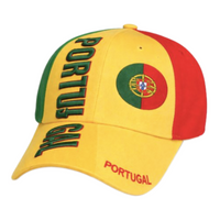 Portugal Portuguese Flag Sports Soccer Tennis Hat Cap Baseball