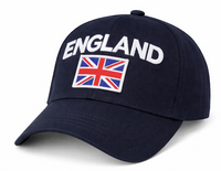 England Baseball Cap – Sports Fan Unisex Hat with Union Jack Embroidery