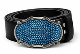 Rhinestone Belt Buckle Disco Retro 70's Party Vintage Buckles