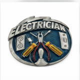 Hebilla de cinturón de metal para herramientas de electricista