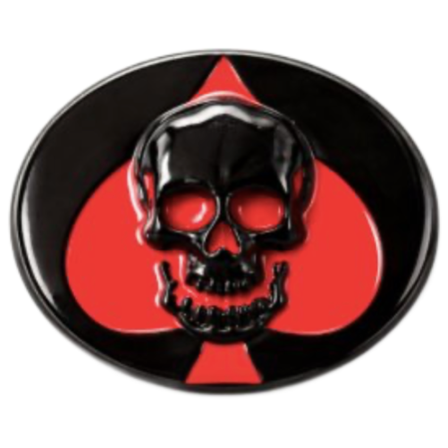 Tête de mort mal faucheuse gothique pique crânes boucles de ceinture