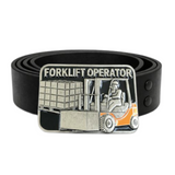 Boucle de ceinture, opérateurs de chariots élévateurs, Machine, entrepôt, travail de chariot élévateur, boucles professionnelles
