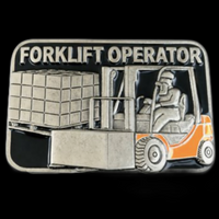 Belt Buckle Forklifts Operators Machine Warehouse Forklift Work Profession Buckles
