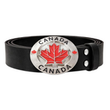 Canada Flag Canadian Pride Red Maple Leaf Belt Buckle