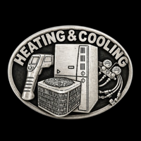 Belt Buckle Heating & Cooling Air Conditioner Technician Equipment Profession Buckles