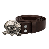 Skull Pirate Head Swords Skeletons Skulls Bones Belt Buckle Buckles