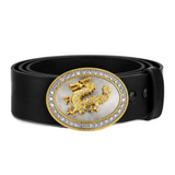 Dragon Western Hebillas de cinturón para hombre para mujer Cowboy Rodeo Rhinestone Cinturón Hebilla
