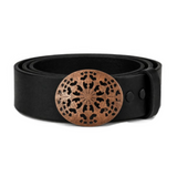 Boucle de ceinture tendance et cool avec motif floral et fleurs
