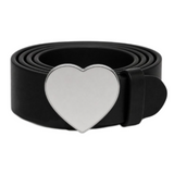Love Gift Valentine White Heart Girl Belt Buckle Boucle de Ceinture