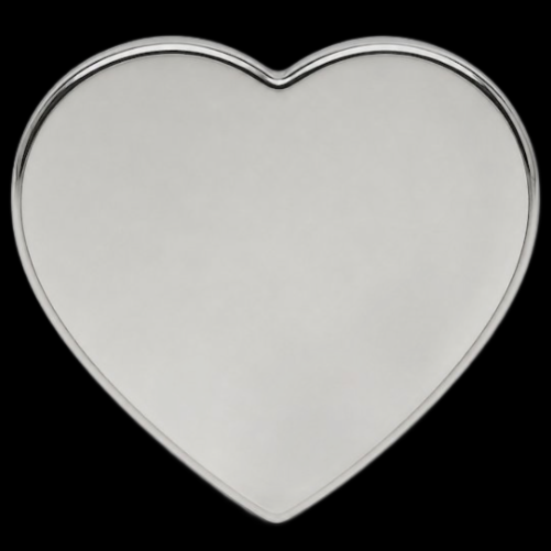 Love Gift Valentine White Heart Girl Belt Buckle Boucle de Ceinture