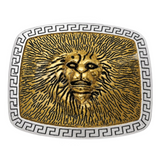 Tête de Lion détaillée fontaine romaine boucles de ceinture animaux