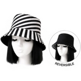 Women's Men's Bucket Reversible Hat Fishing Summer Sun Beach Cap