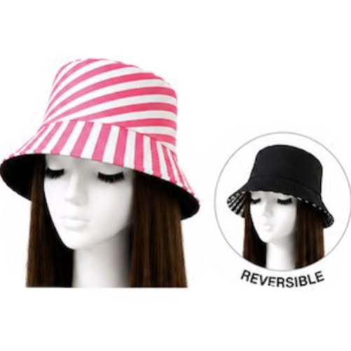 Women's Men's Bucket Reversible Hat Fishing Summer Sun Beach Cap