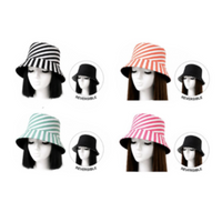 Women's Men's Bucket Reversible Hat Fishing Summer Sun Beach Cap