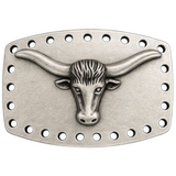 Longhorns Texas Western Bull Rodeo Cowboy Belt Buckle Buckles