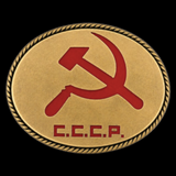 Russia Flag Belt Buckle USSR Hummer Sickle Russian Communist Soviet Era Buckles