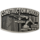 Construction Worker Belt Buckle Crane Operator Work Profession Belts Buckles