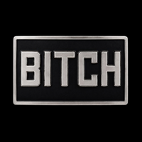 Belt Buckle Bitch Biker Fun Funny Humor Name Calling Girls Girly Buckles Belts
