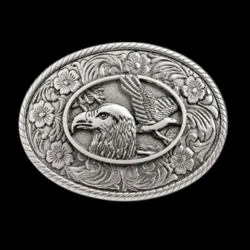 Belt Buckle Eagle Prey Birds Western Fashion