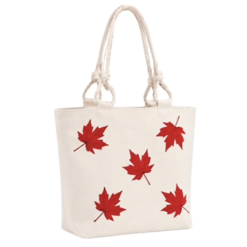 Canada Mapleleaf Handbag Shopping Travel Tote Shoulder Beach Summer Bag